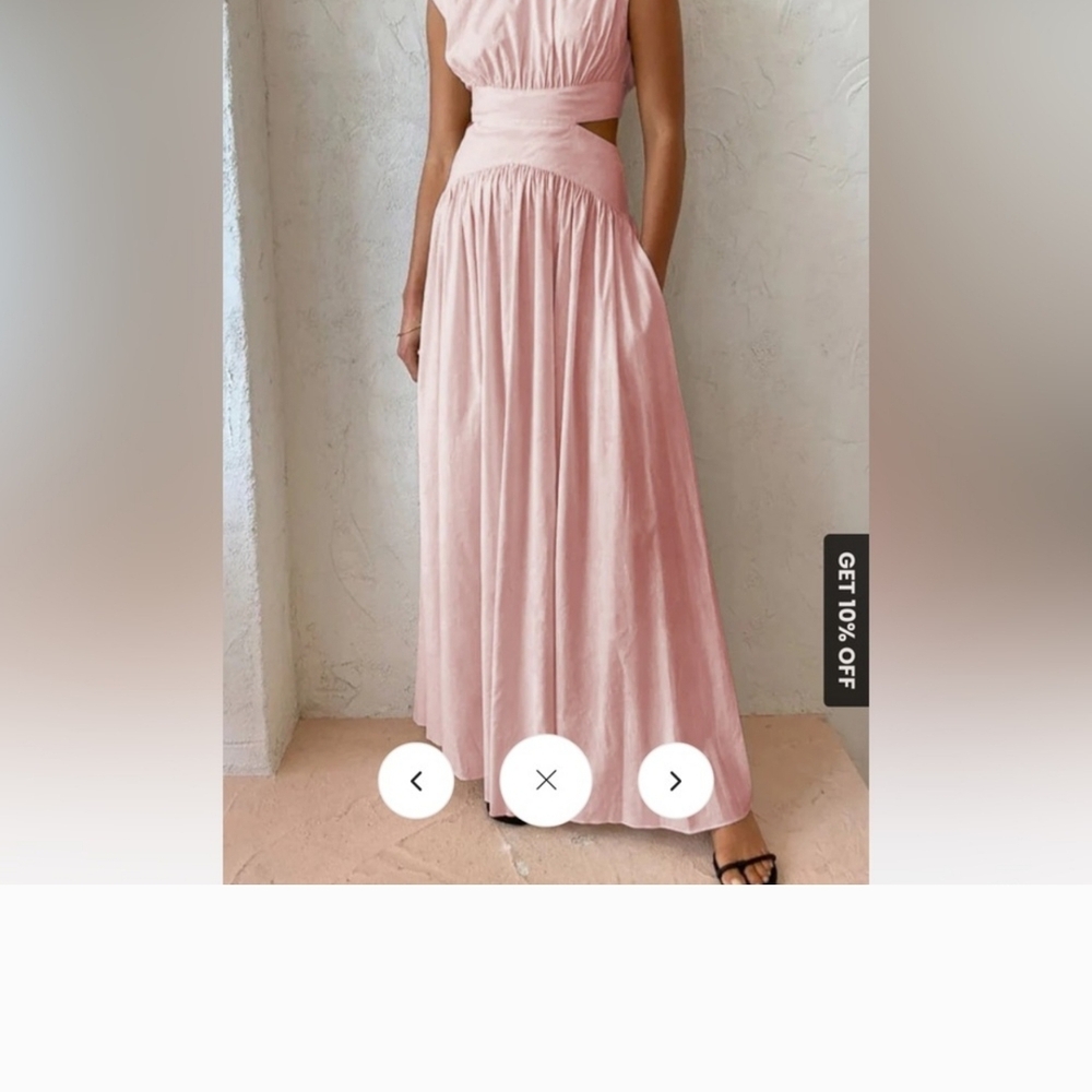 Commense White Maxi Dress